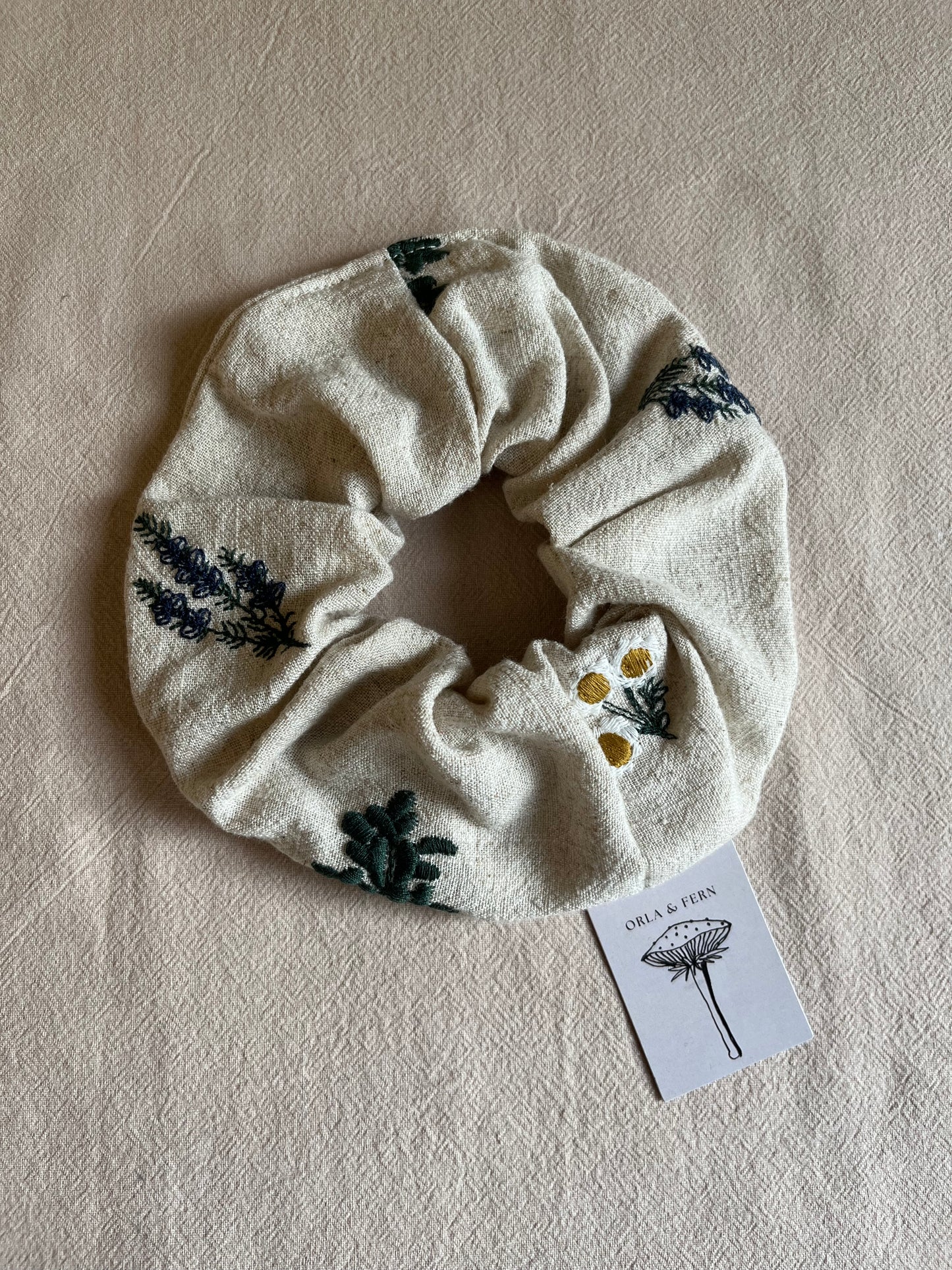 Zero waste hair tie - scrunchie