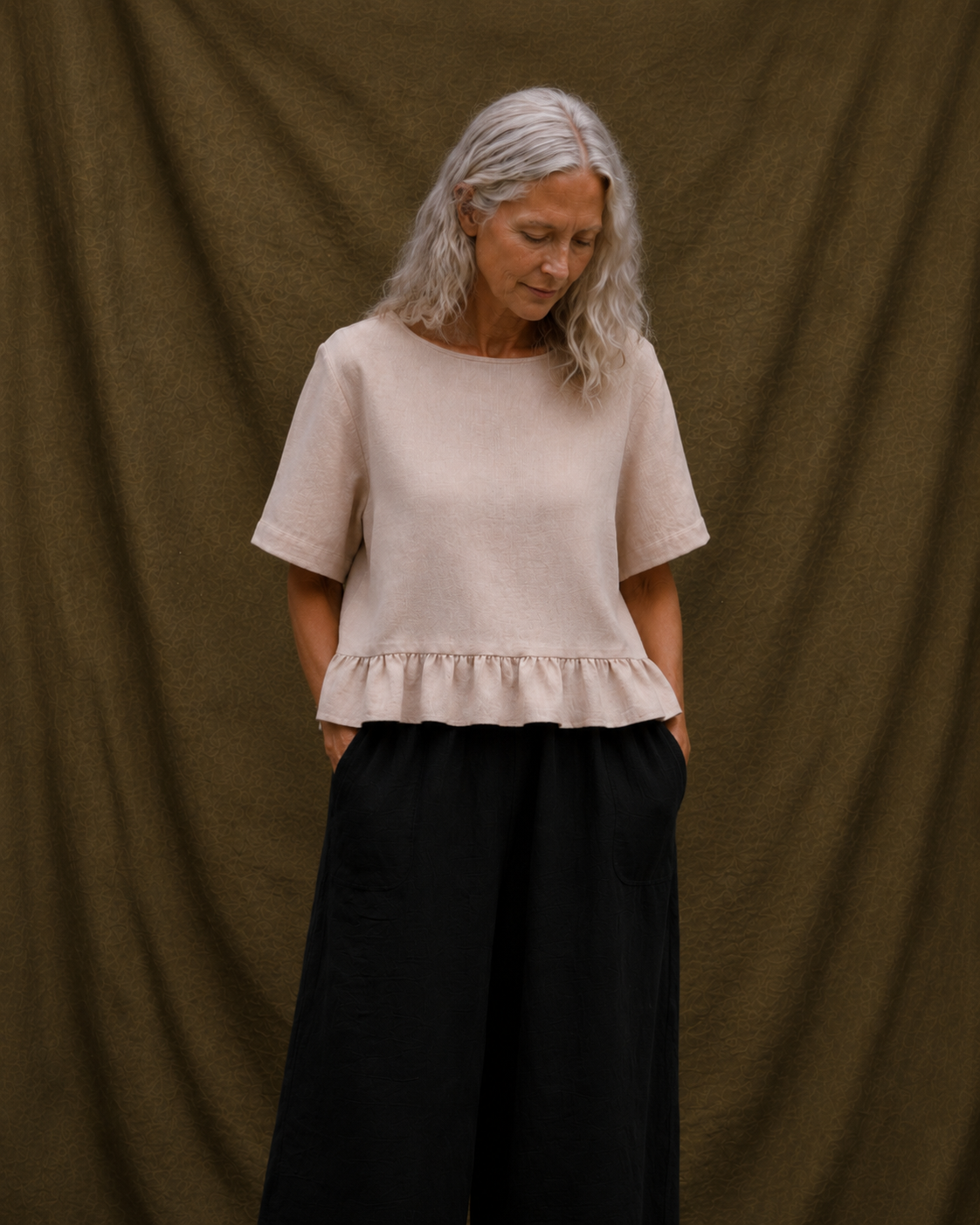 Hetty frill top