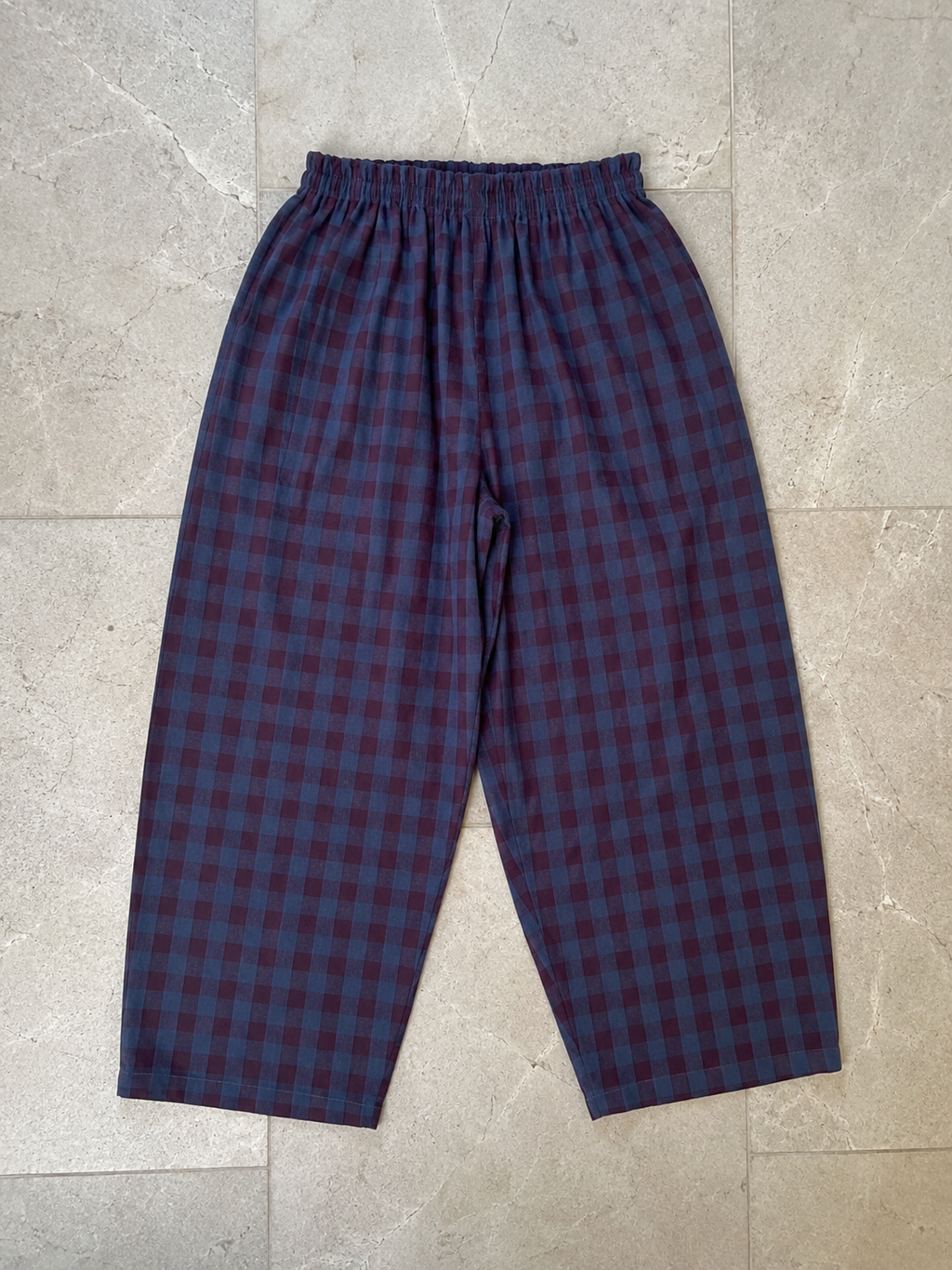 Mari Barrel trousers - Petrol Merchant & Mills