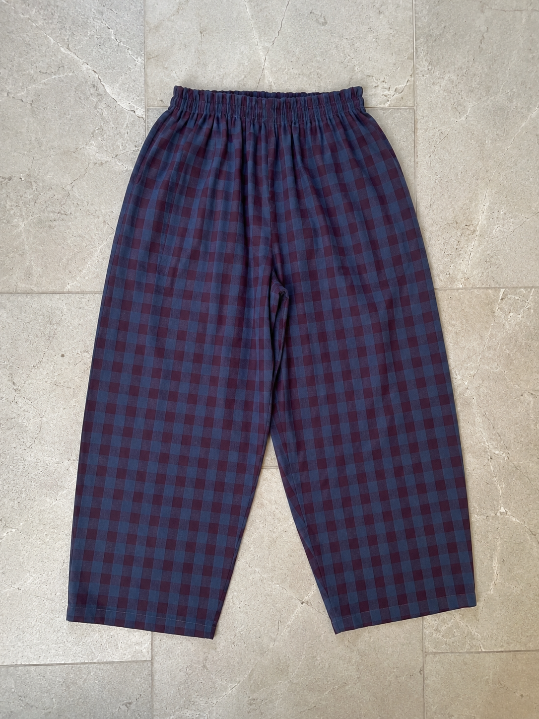 Mari Barrel trousers - Petrol Merchant & Mills